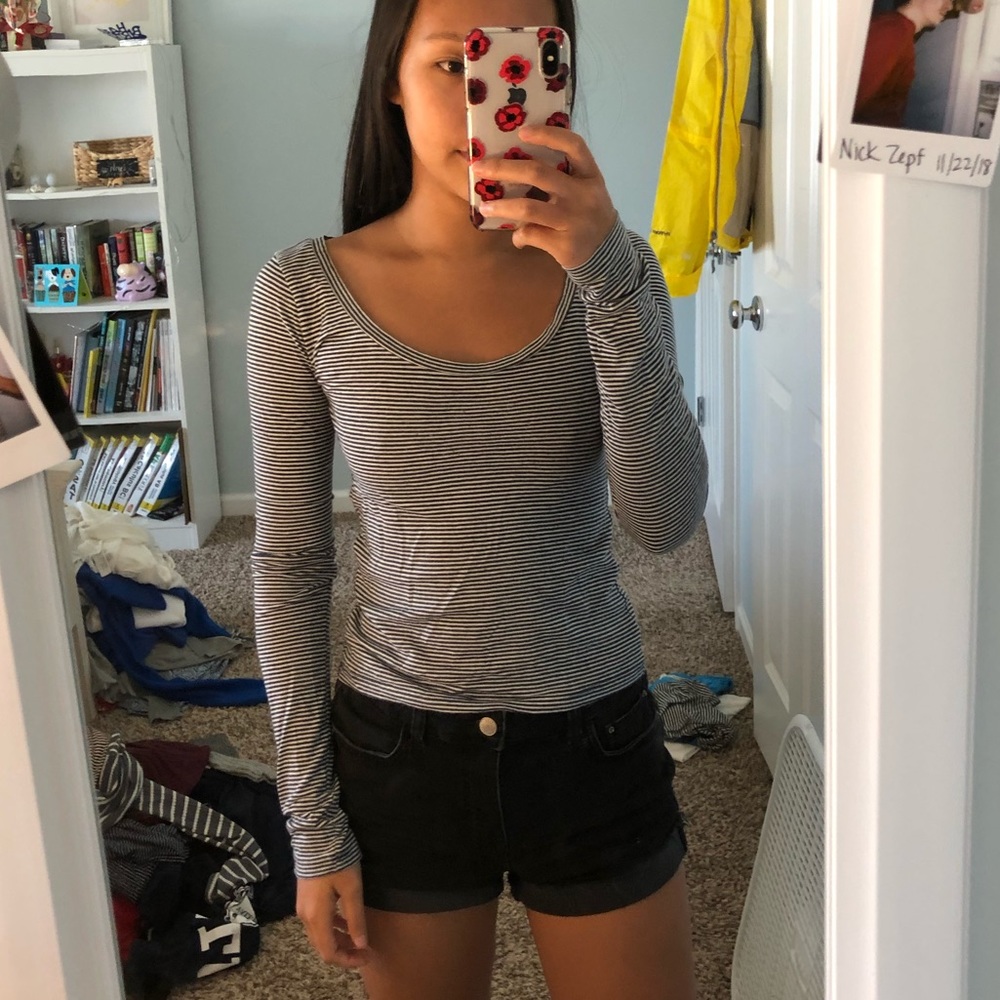 Hollister striped top